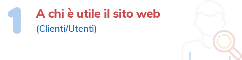 Icona e titolo della casella n. 1 del WMC: a chi è utile il sito web